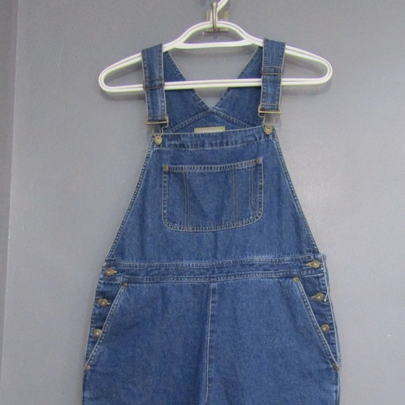 NEW Vintage Lizwear Denim Bib Overalls Petite PM - Picture 3 of 6